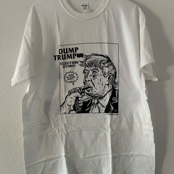 Gildan Other - Dump Trump Black Flag bootleg shirt